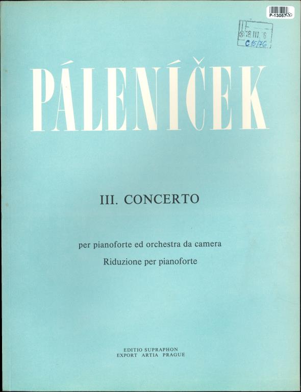 III. Concerto