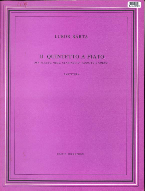 II. Quintetto a fiato