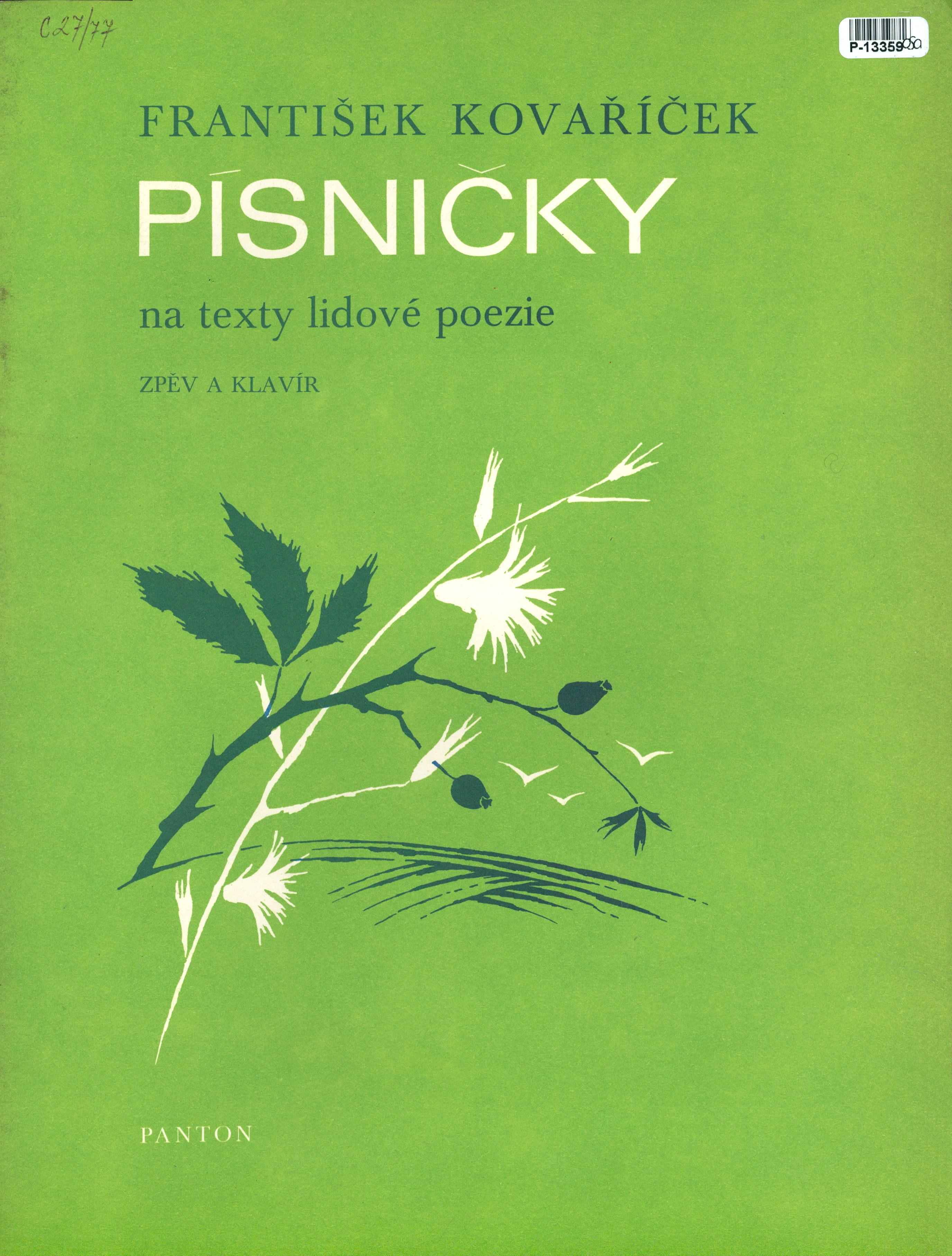 Písničky na texty lidové poezie