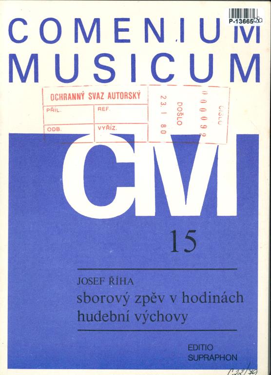 Comenium musicum 15