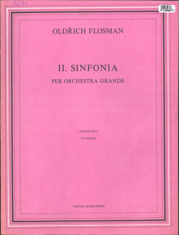 II. Sinfonia - Per orchestra grande