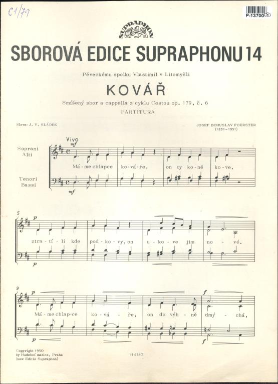 Sborová edice supraphonu 14