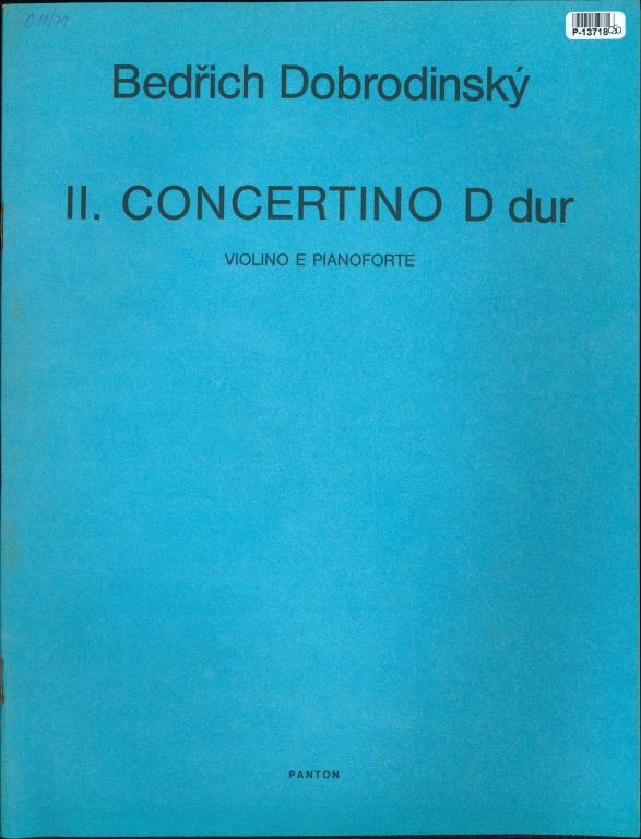 II. Concertino D dur