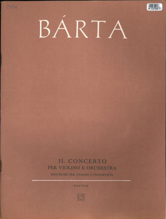 II. Concerto - per violino e orchestra