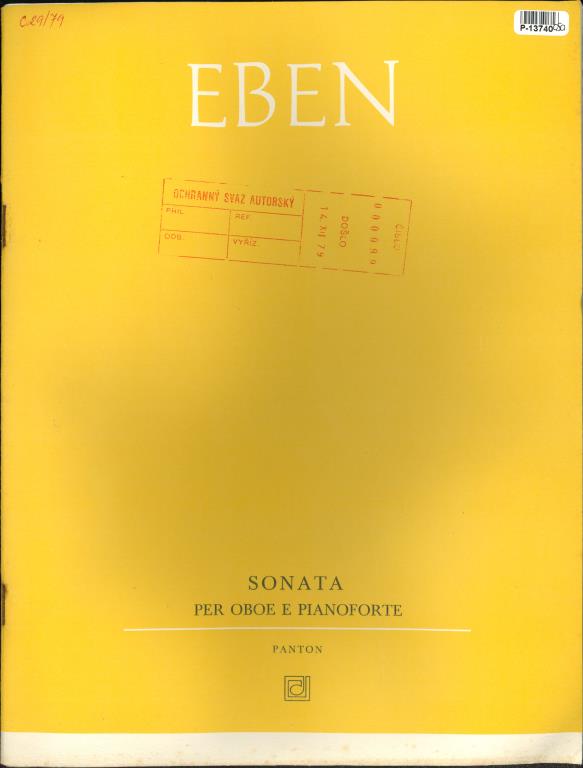 Sonata - per oboe e pianoforte