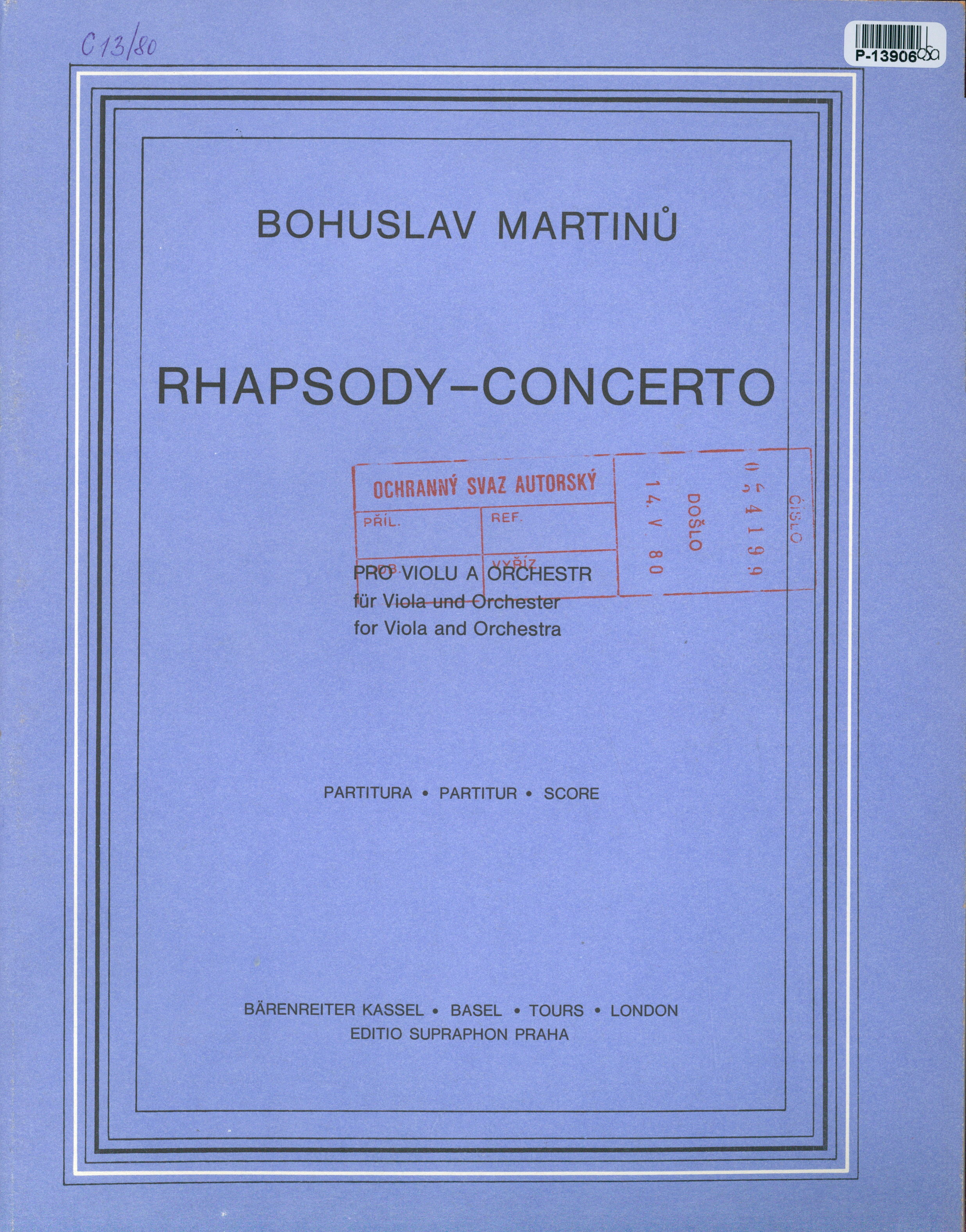 Rhapsody - Concerto