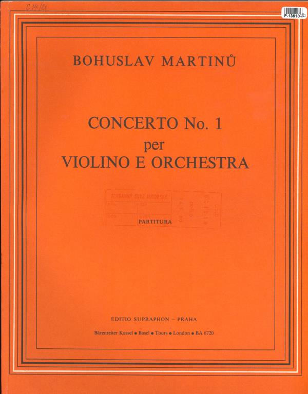 Concerto No. 1 per violino e orchestra