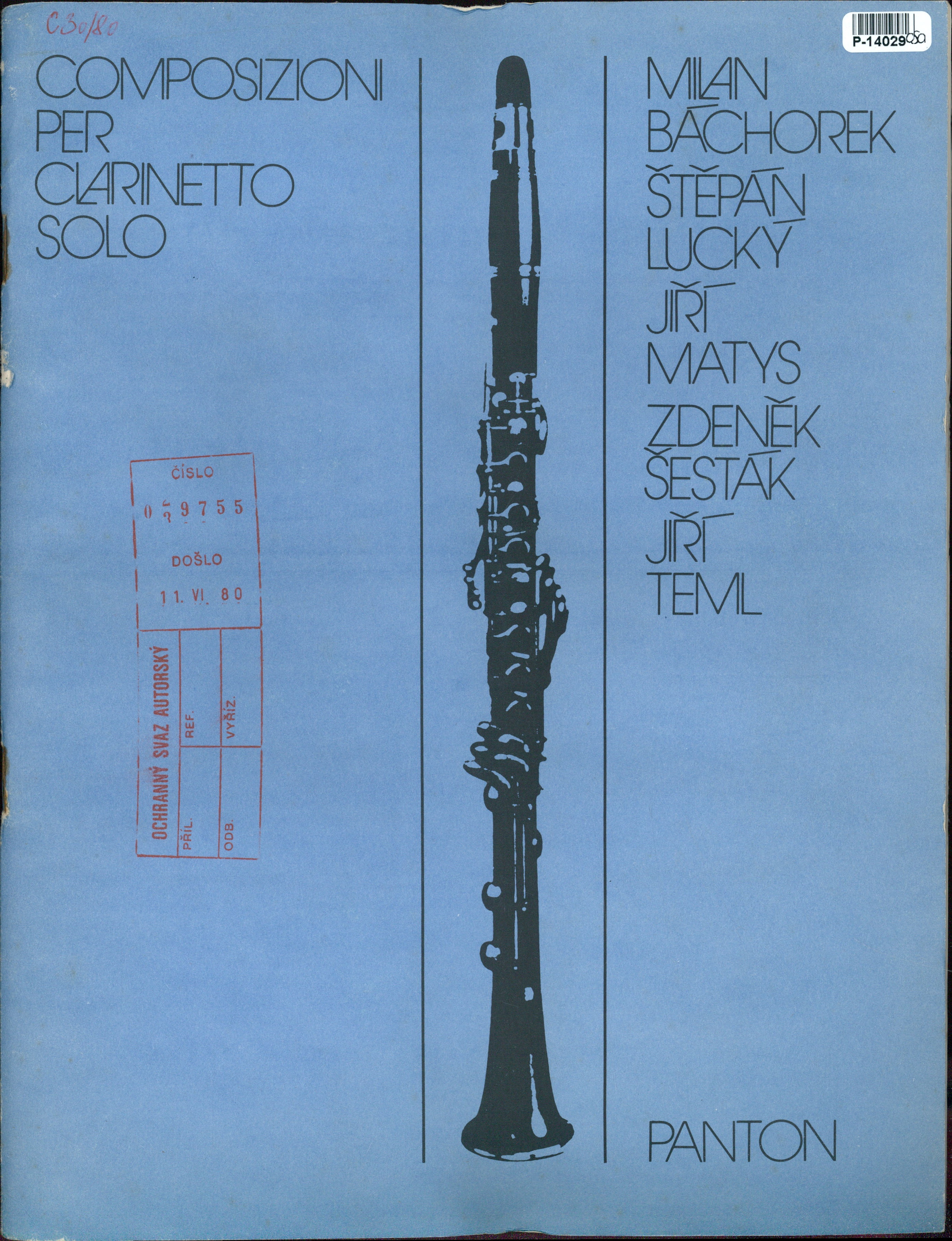 Composizioni per clarinetto solo