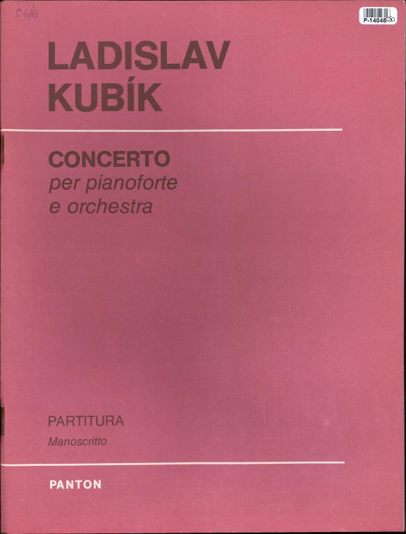 Concerto per pianoforte e orchestra