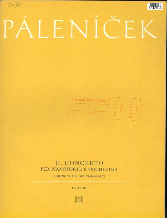 II. Concerto per pianoforte e orchestra