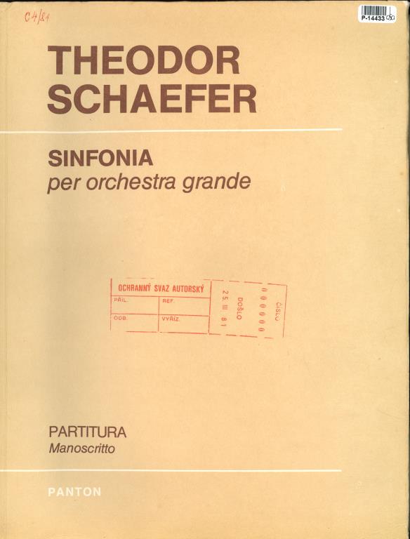 Sinfonia per orchestra grande