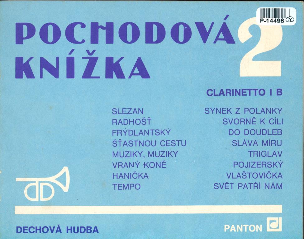 Pochodová knížka 2 - Clarinetto l B