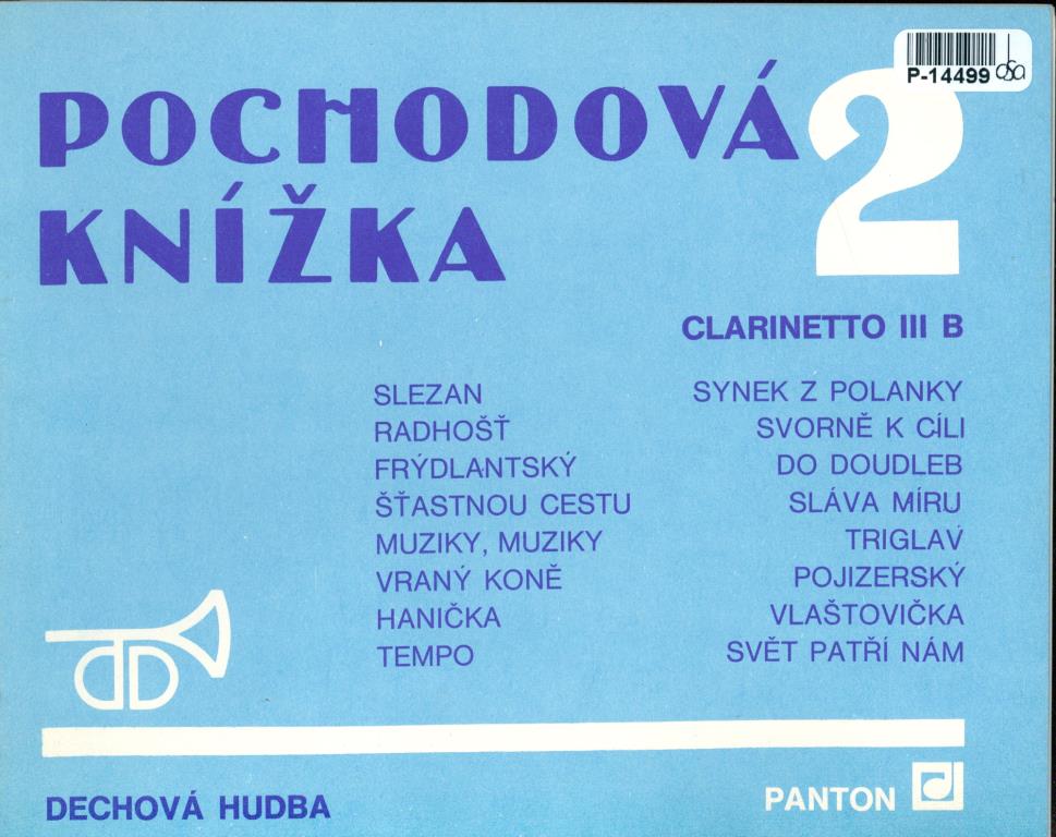 Pochodová knížka 2 - Clarinetto lll B