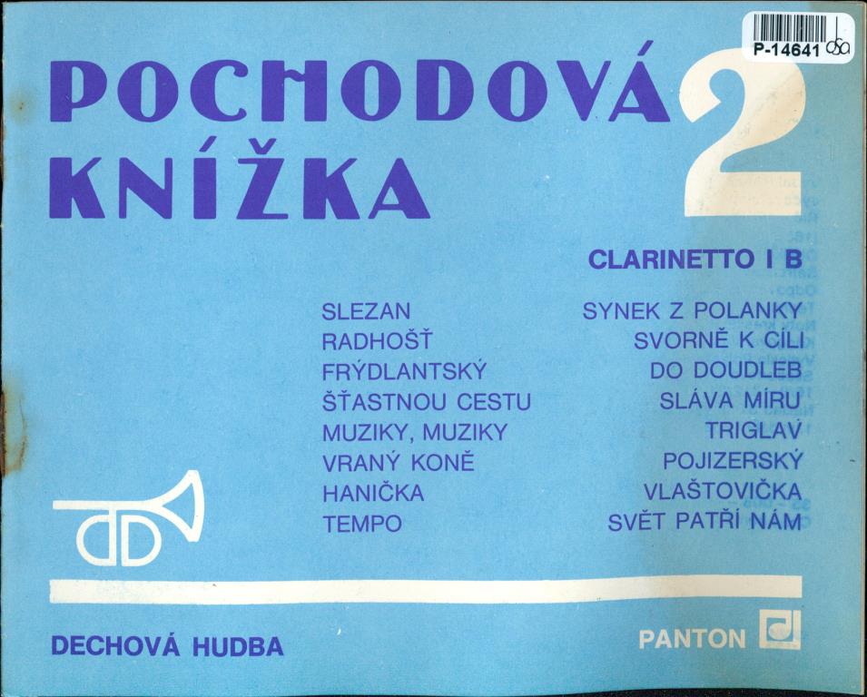 Pochodová knížka 2 - Clarinetto l B