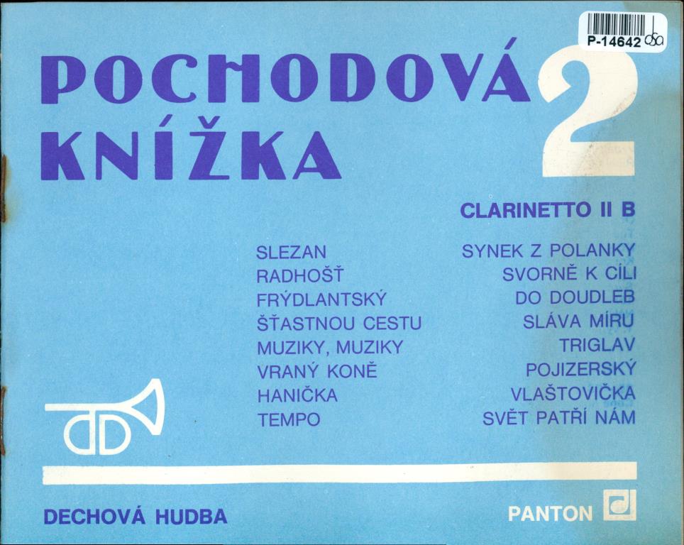 Pochodová knížka 2 - Clarinetto ll B