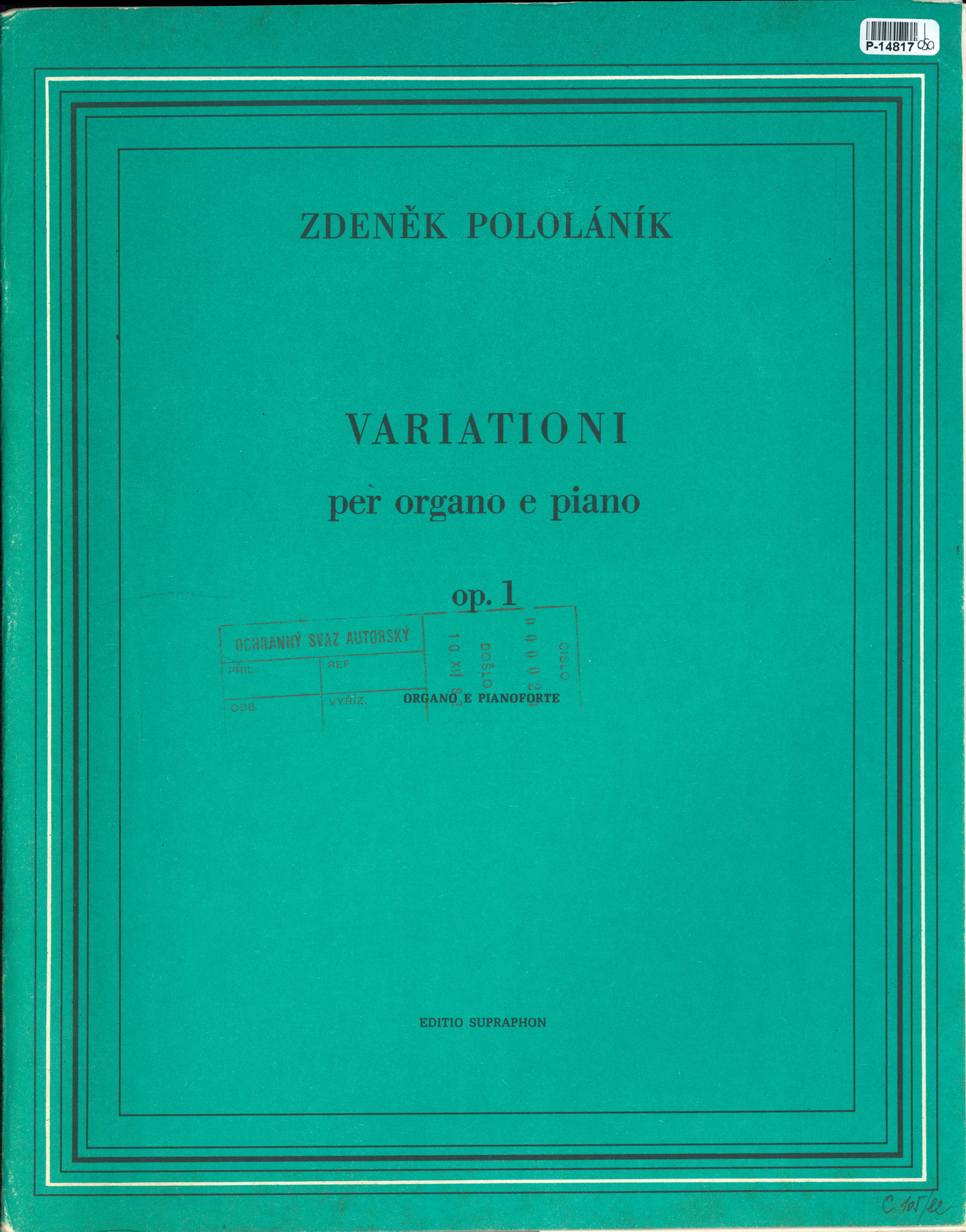Variationi per organo e piano