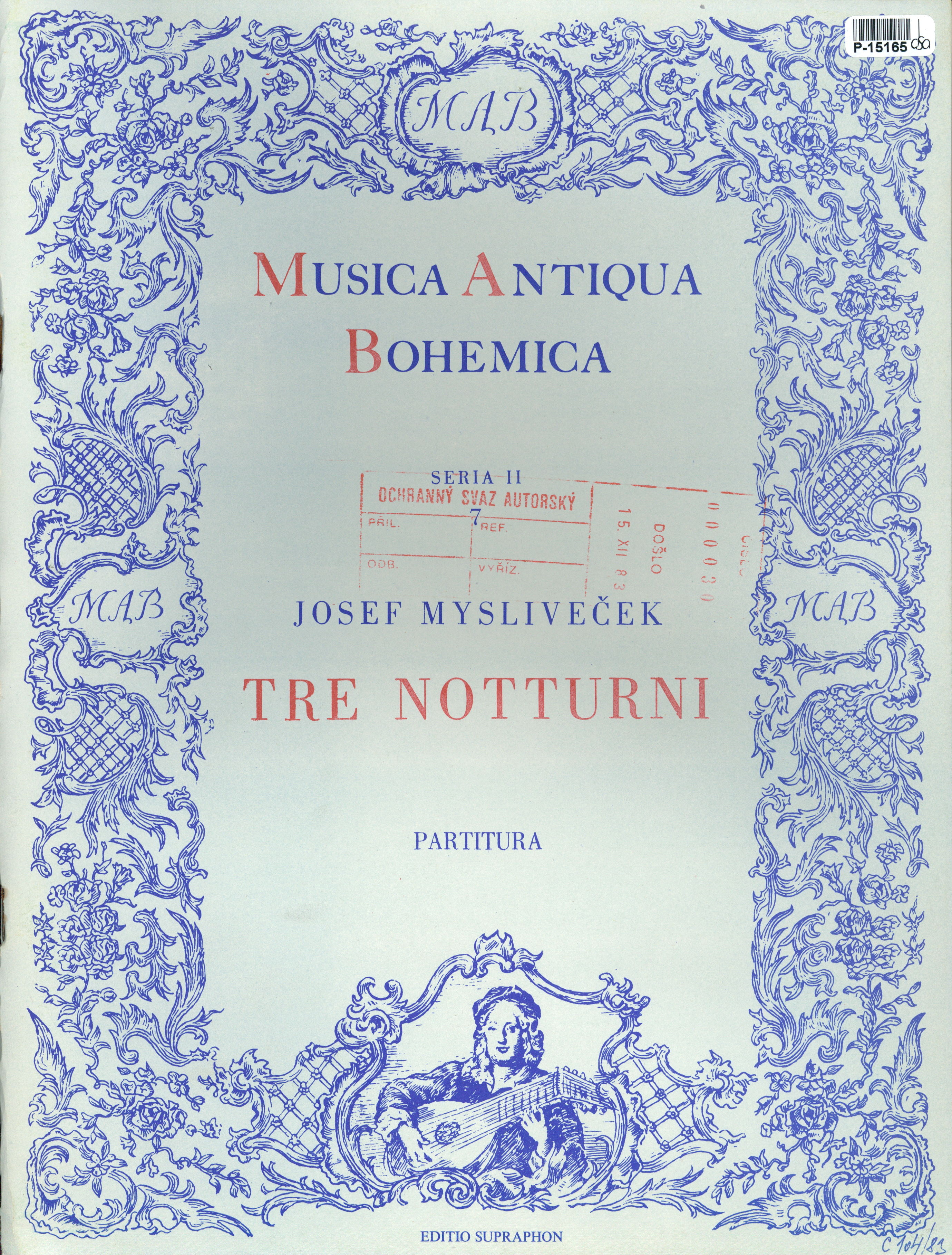 Musica Antiqua Bohemica seria II - Tre notturni