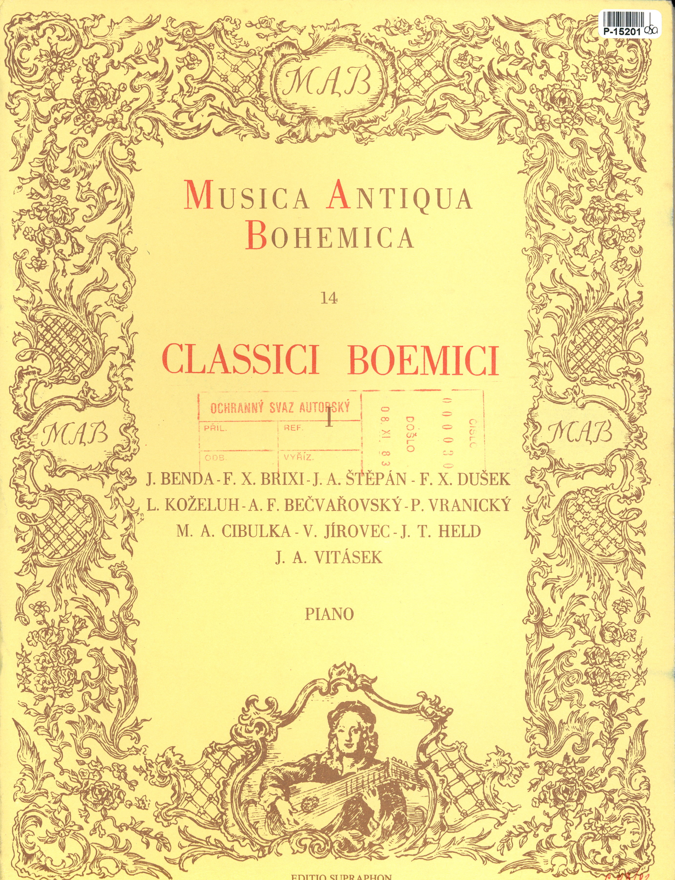 Musica Antiqua Bhemica 14 - Classici boemici