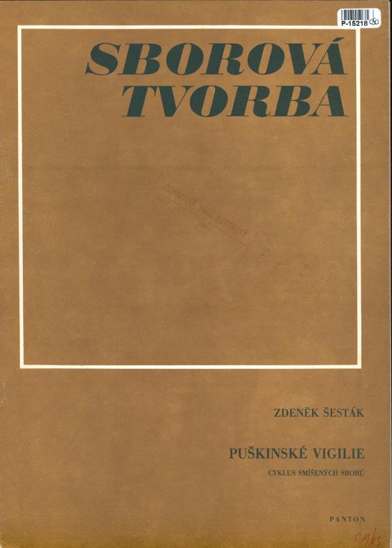 Sborová tvorba