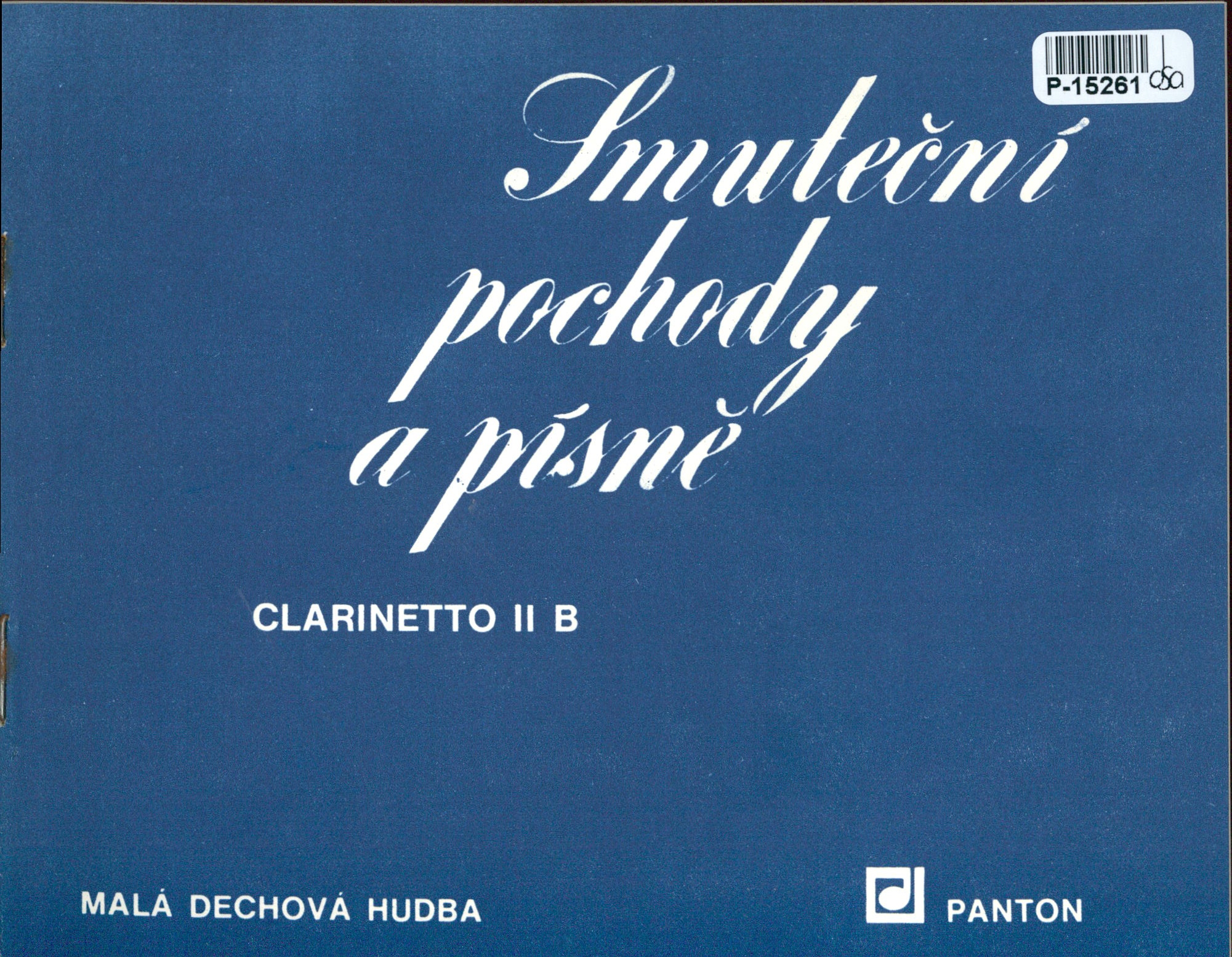 Malá dechová hudba - Smuteční pochody a písně - Clarinetto II B