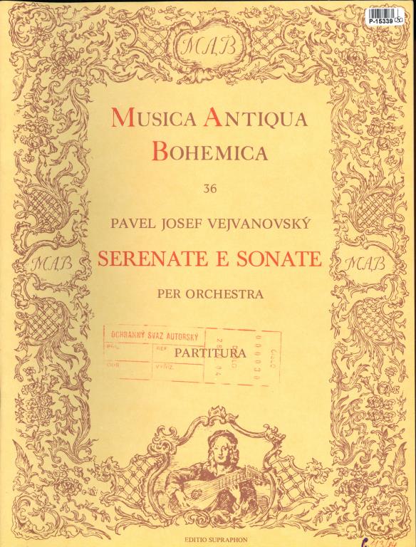 Musica Antiqua Bohemica 36 - Serenate e sonate