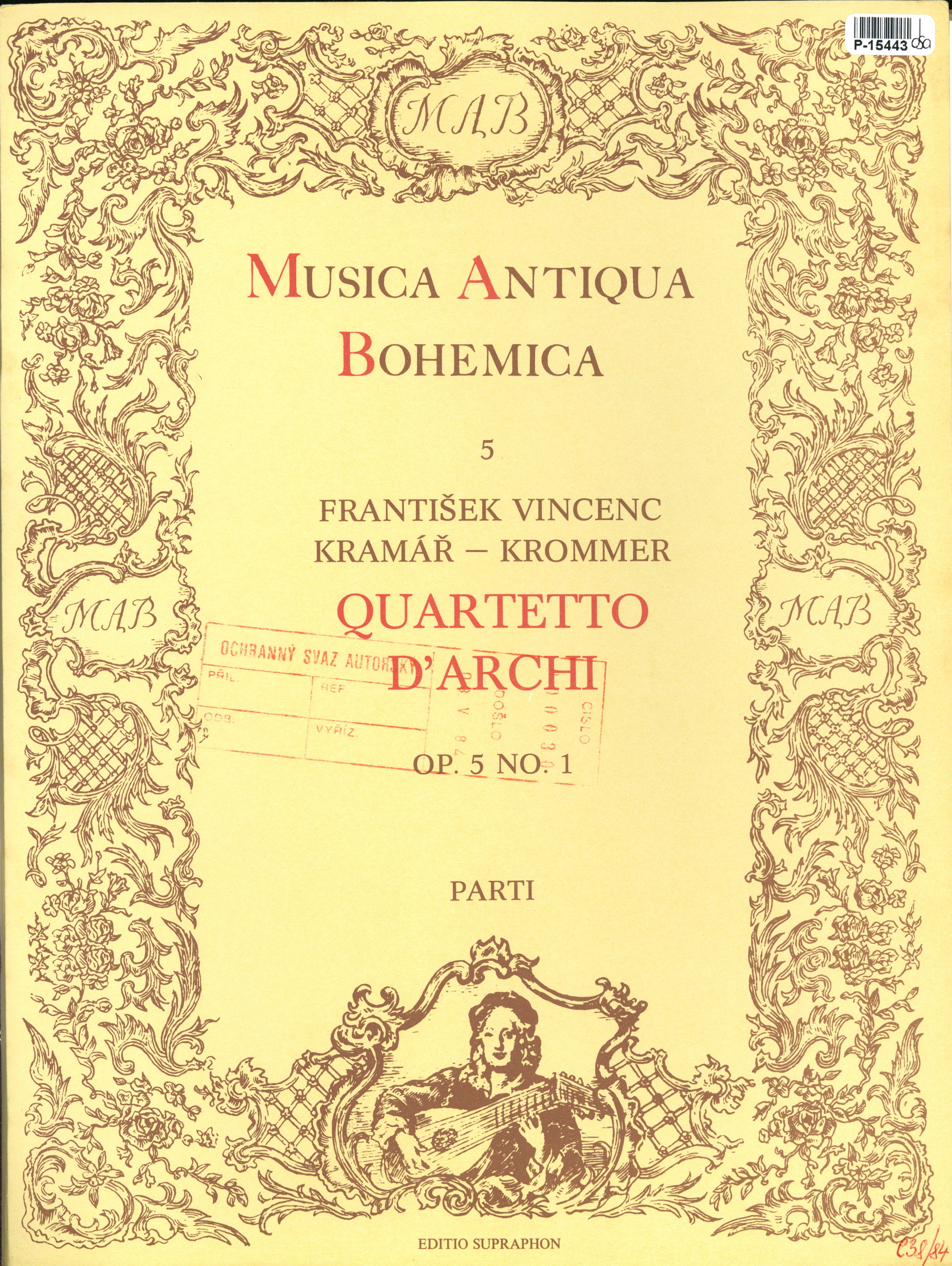 Musica Antiqua Bohemica 5 - Quartetto D'Archi