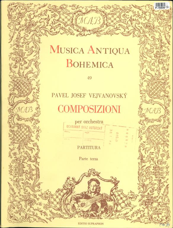 Musica Antiqua Bohemica 49 - Composizioni