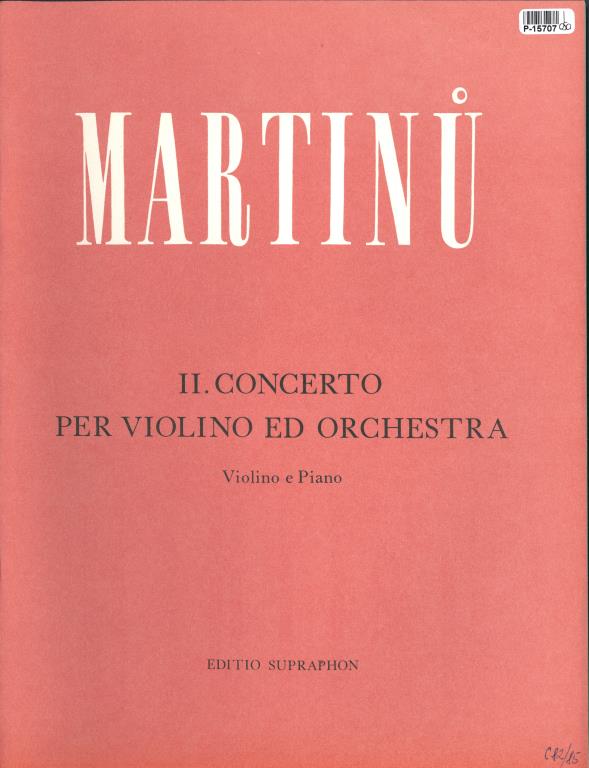 II. Concerto per violino ed orchestra