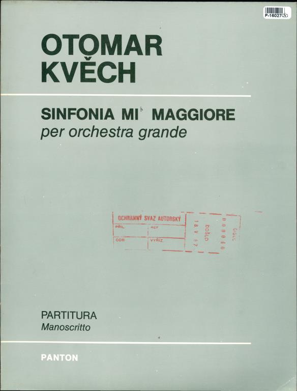 Sinfonia mi maggiore