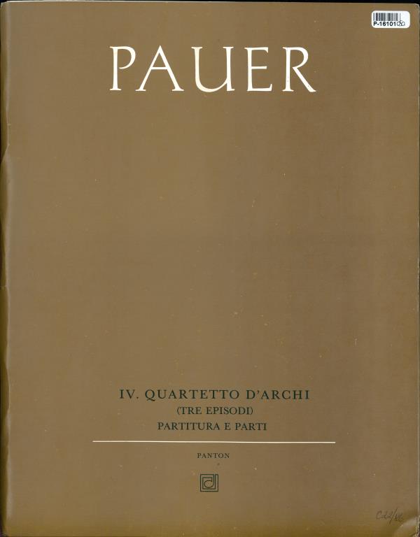 IV. Quartetto d´archi