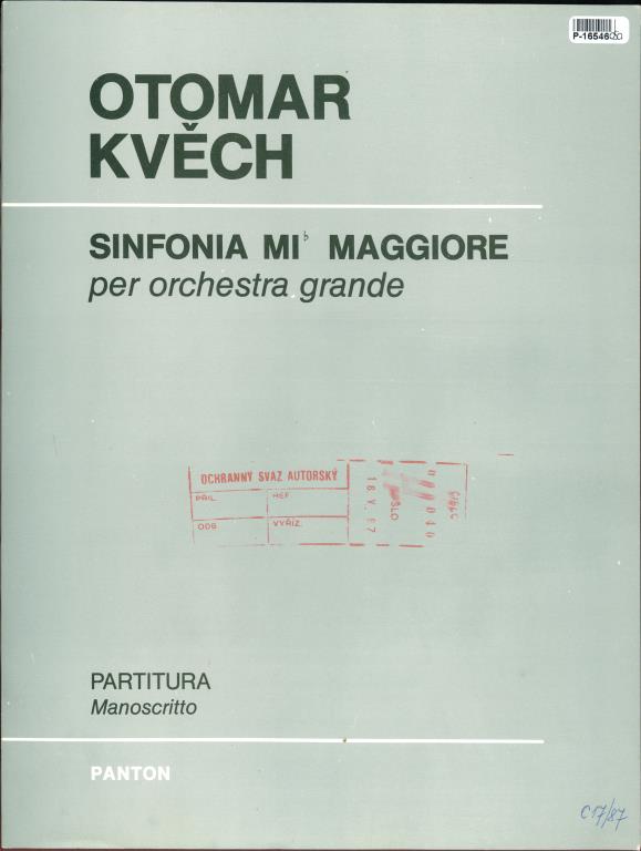 Sinfonia mi maggiore