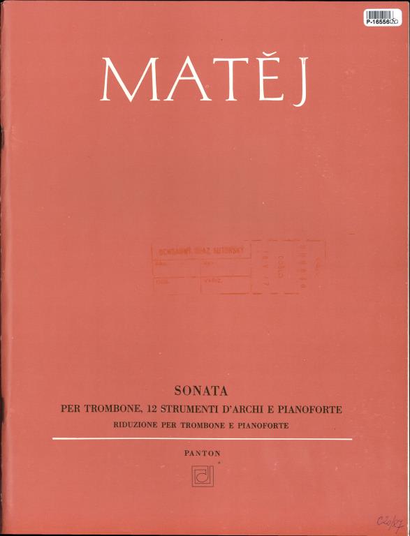 Sonata per trombone, 12 strumenti d´archi e pianoforte