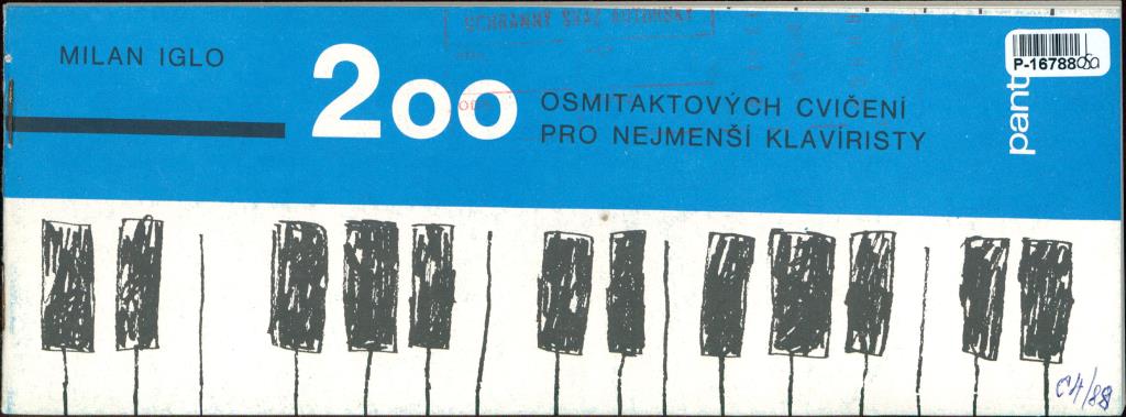 200 osmitaktových cvičení pro nejmenší klavíristy