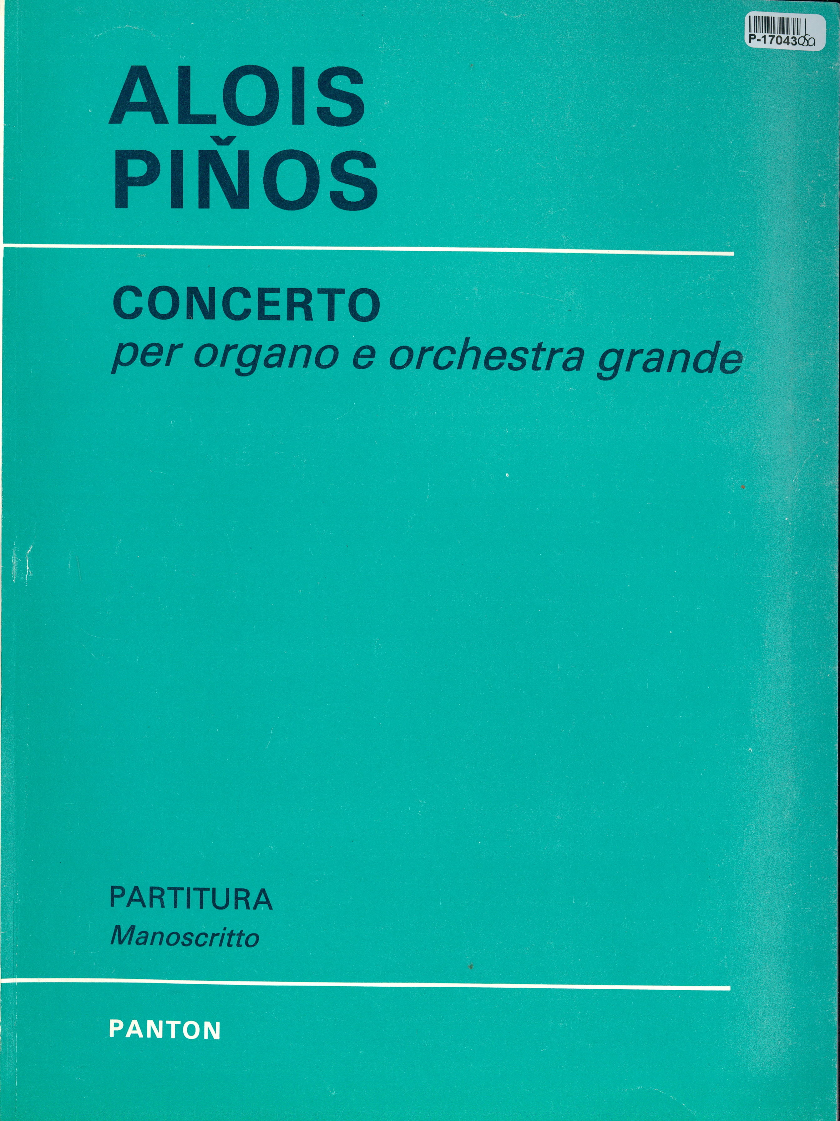 Concerto per organo e orchestra grande