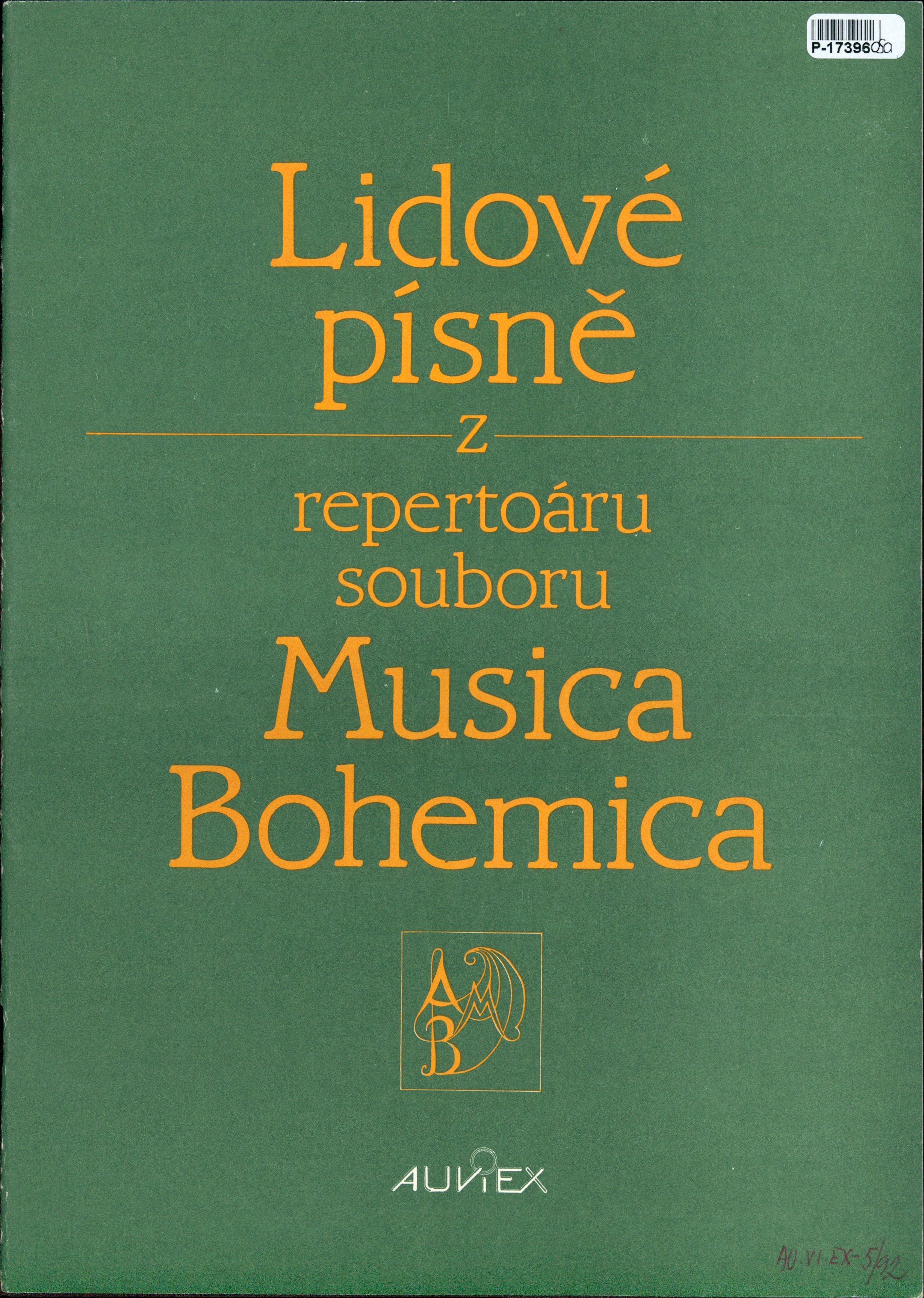 Lidové písně z repertoáru souboru Musica Bohemica