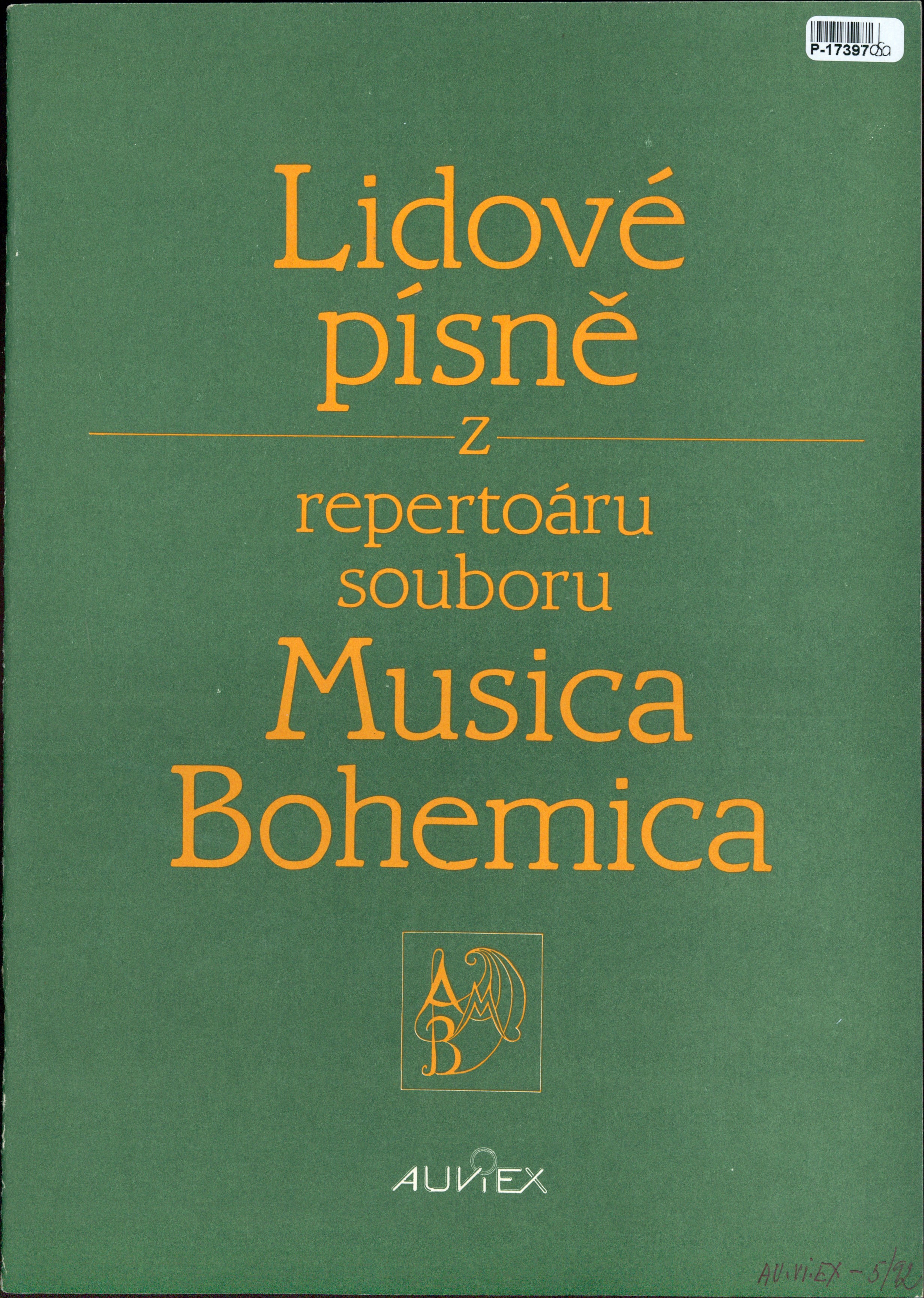 Lidové písně z repertoáru souboru Musica Bohemica