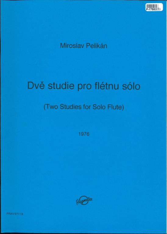 Dvě studie pro flétnu sólo