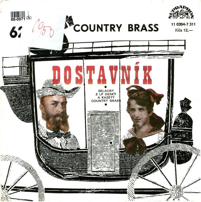 Skladby z LP desky a kazety Country Brass