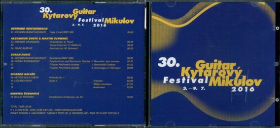 Kytarový Guitar Festival Mikulov 2016