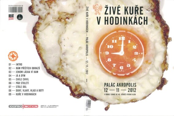 Živé kuře v hodinkách