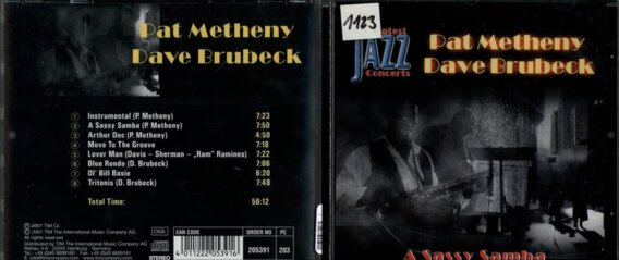 A sassy samba, Greatest jazz concerts