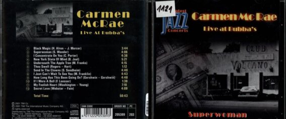 Superwoman, Greatest jazz concerts