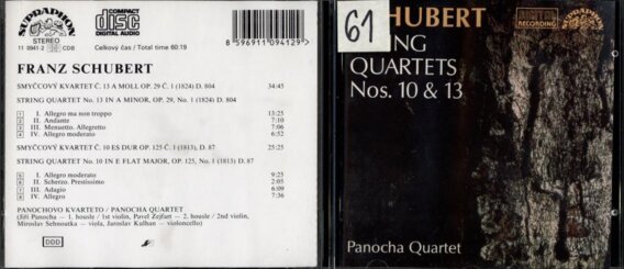 Schubert - String quartet No. 13 in A minor