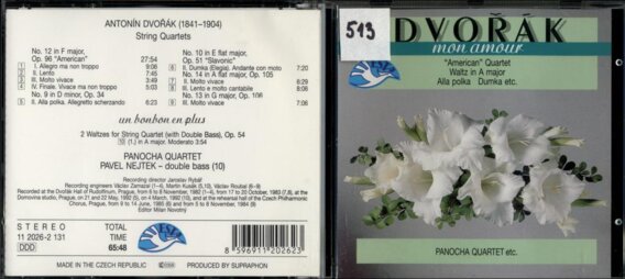 Dvořák - Mon amour - String quartets