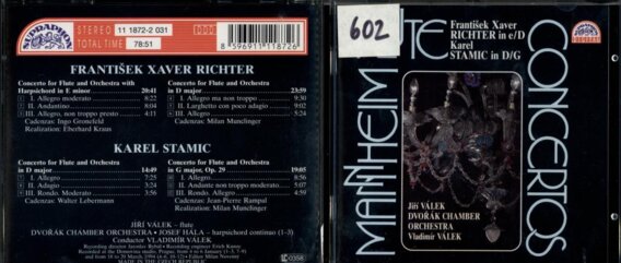 Mannheim concertos - Richter, Stamic