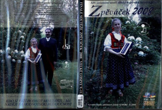 XIV. celostástní soutěž dětských zpěváků lidových písní Zpěváček 2008