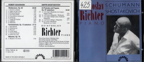 Schumann, Shostakovich