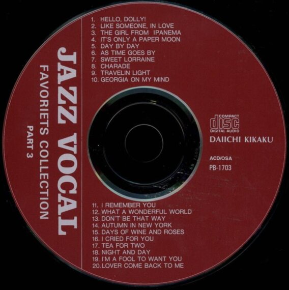 Jazz vocal Favoriets collection Part 3