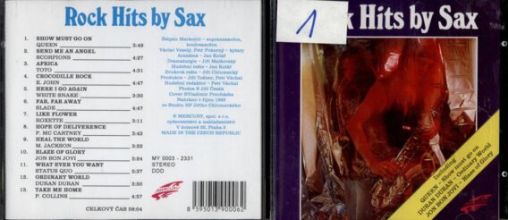 Rock hits by Sax