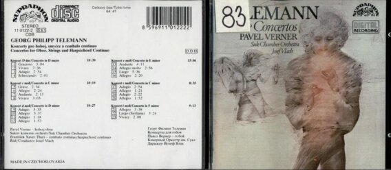 Telemann - Concertos for oboe, Srings and harpsichord continuo